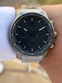 Ferro Çelik Kordon Takvimli Kadran 30 Mt Suya Dayanıklı Erkek Kol Saati EFM11171-BG thumbnail 4