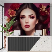 Kadın Güzellik Merkezi Duvar Kağıdı Baskı thumbnail 1