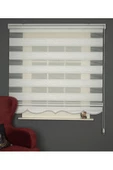Blind-X Sarmaşık Jakar Stor Zebra Perde, Balkon Perdesi ,oturma Odası Perdesi (DAYANIKLI ALÜMİNYUM KASA) - 1