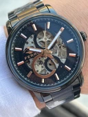 Ferro 2 Yıl Garantili Otomatik Mekanizma 3 Atm Su Geçirmez Çelik Kordon Erkek Kol Saati EFM.31399-G - 2