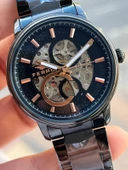 Ferro 2 Yıl Garantili Otomatik Mekanizma 3 Atm Su Geçirmez Çelik Kordon Erkek Kol Saati EFM.31399-G - 5