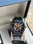 Ferro 2 Yıl Garantili Otomatik Mekanizma 3 Atm Su Geçirmez Çelik Kordon Erkek Kol Saati EFM.31399-G - 1