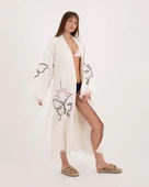 Bornoz ,Plaj Kıyafeti,Kimono , Kaftan ,Sabahlık & kelebek Zerafeti - 4
