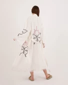 Bornoz ,Plaj Kıyafeti,Kimono , Kaftan ,Sabahlık & kelebek Zerafeti - 8