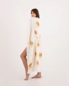 Bornoz ,Plaj Kıyafeti,Kimono , Kaftan ,Sabahlık &   Krizantem Nazar Göz - 1