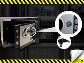 Çelik Şifreli ve Anahtarlı Para Kasası - 2