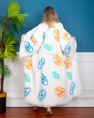 Bornoz ,Plaj Kıyafeti,Kimono , Kaftan ,Sabahlık &   Büyük Renkli Gözler - 6