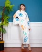 Bornoz ,Plaj Kıyafeti,Kimono , Kaftan ,Sabahlık &   Büyük Renkli Gözler - 1