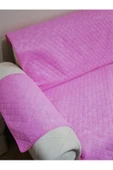 SPRENDA Pembe Çift Taraflı Leke Tutmaz Su Geçirmez 2 Kişilik Koltuk Örtüsü - 2