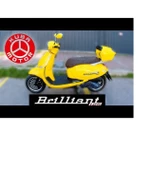 Kuba Brilliant 125-150-50 Cc Scooter Ayna Takımı Sarı (10 MM DÜZ DİŞ) -ARASMOTO - 2