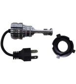 Motosiklet, Atv Photon Xenon Led Ampül H4 12-24 V Zero Fansız Model (Sessiz) 1 ADET-ARAS MOTO thumbnail 2