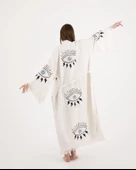 Bornoz ,Plaj Kıyafeti,Kimono , Kaftan ,Sabahlık &  Şimşek Gücü - 8