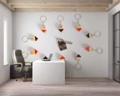 Ev-Anahtarlık Temalı Duvar Kağıdı Baskı thumbnail 3