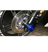 Motosiklet ,Scooter Ön Teker Koruma Takozu Karbon Detaylı Lacivert Renk 16 MM Millere Uygun-Arasmoto - 2