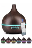ULTRATEKNO Uzaktan Kumandalı 550ml Aroma Difüzörü Ultrasonik Hava Nemlendirici Buhar Makinesi Rgb 7 Renk Led - 1