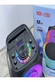 ULTRATEKNO NDR-128A Full RGB Panel 12 inç 40 WATT Taşınabilir Büyük Boy Bluetooth Mikrofonlu Hoparlör - 8