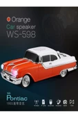 ULTRATEKNO Nostaljik Pontiac Araba 1955 Model Bluetooth Hoparlör Fm Radyo USB Tf Aux Destekli Speaker - 2