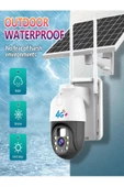ULTRATEKNO CMR47 Güneş Panelli Sim Kart İle Çalışan 4G+ Wi-Fi 5MP Outdoor Dış Mekan Güvenlik Kamerası - 5
