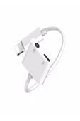 ULTRATEKNO Iphone Kulaklık & Şarj Çoklayıcı 7 8 X Xs Xr 11 12 13 Pro 2in1 - 2