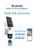 ULTRATEKNO CMR46 Güneş Panelli Sim Kart İle Çalışan 4G+ Wi-Fi 5MP Outdoor Dış Mekan Güvenlik Kamerası - 5