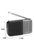 Knstar Radyo Pilli Cep Radyosu Fm-am Güçlü Çekim Kaliteli Kulaklık Girişi Olan El-cep-deprem Çantası Radyo - 3