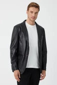 Lopes Siyah Erkek Deri Ceket - 3