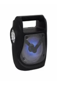 ULTRATEKNO Işıklı 4" Taşınabilir 5w Bluetooth Hoparlör El Fenerli Fm Radyo Usb/tf/aux Destekli Extra Bass - 4