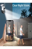 ULTRATEKNO FHD 2MP Çift Kameralı Çift Ekranlı PTZ Outdoor Güvenlik Kamerası - 5