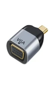 ULTRATEKNO Type C To Vga Çevirici Dönüştürücü Adaptör Kablo Uç Monitör - 1