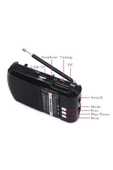 Knstar Bluetoothlu Fm Radyo Usb Tf Kart  Şarjlı Cep Radyosu Icf8bt - 2