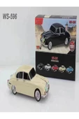 ULTRATEKNO WS-596BT 1967 Model Jaguar Mark 2 10W Bluetooth Hoparlör Fm Radyo USB Tf Aux Destekli Speaker - 3