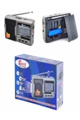 FEPE Deprem Çantasına Uygun Taşınabilir El Fenerli 8 Bandlı Radyo Bluetooth Usb Tf Kart Destekli Fm Radyo - 1