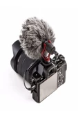 ULTRATEKNO Dslr Video Fotoğraf Makinesi Kamera Üstü Shotgun Mikrofon + Tüylü Sünger - 2