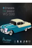 ULTRATEKNO Nostaljik Pontiac Araba 1955 Model Bluetooth Hoparlör Fm Radyo USB Tf Aux Destekli Speaker - 2