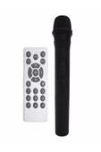 ULTRATEKNO Karaoke Hoparlör Ses Sistemi Kablosuz Mikrofonlu 70 Watt 2x10 Inç Bluetooth Hoparlör Rgb Party Box - 6