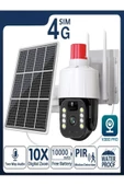 ULTRATEKNO CMR46 Güneş Panelli Sim Kart İle Çalışan 4G+ Wi-Fi 5MP Outdoor Dış Mekan Güvenlik Kamerası - 1