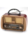 ULTRATEKNO Nostaljik Ahşap Radyo Bluetootlu Usb Sd Mp3 Ns-8068bt - 1