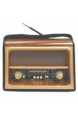 ULTRATEKNO Gerçek Ahşap Eskitme Nostaljik Radyo Usb Tf Bt Fm Radyo Bluetooth Ses Sistemi - 2