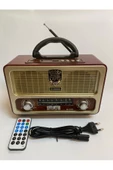 Paleon Nostalji Radyo Bluetoothlu Kumandalı Usb - 1