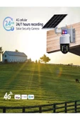 ULTRATEKNO CMR46 Güneş Panelli Sim Kart İle Çalışan 4G+ Wi-Fi 5MP Outdoor Dış Mekan Güvenlik Kamerası - 7