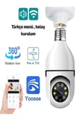 BAYINDIRELEKTRONİK Yoosee Uygulaması ile Çalışan 1080P Ampul Güvenlik Kamerası IR Gece Görüş Ve Hareket Algılama - 5