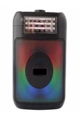 ULTRATEKNO Ktf-1421 Rgb Işıklı 3" Bluetooth Hoparlör Usb Tf Aux Destekli Standlı Radyolu Hoparlör - 1