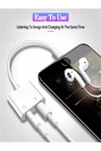 ULTRATEKNO Iphone Kulaklık & Şarj Çoklayıcı 7 8 X Xs Xr 11 12 13 Pro 2in1 - 6