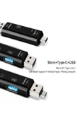 ULTRATEKNO 5'i 1 Arada USB Flash Bellek & Tf Kart Micro SDHC Kart Okuyucu Otg Type C Micro Usb Otg - 6