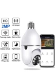 BAYINDIRELEKTRONİK 32 GB Hafızalı Wifi 360 Panoramik Ampul Kamera Güvenlik Kamerası Çift Wifi 360 Derece Gece Görüşlü - 2