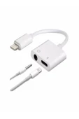 ULTRATEKNO Iphone Kulaklık & Şarj Çoklayıcı 7 8 X Xs Xr 11 12 13 Pro 2in1 - 5