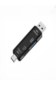 ULTRATEKNO 5'i 1 Arada USB Flash Bellek & Tf Kart Micro SDHC Kart Okuyucu Otg Type C Micro Usb Otg - 1