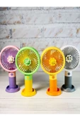 ULTRATEKNO Mini Fan Masaüstü Taşınabilir Telefon Stantlı Vantilatör 2si 1 Arada Taşınabilir Masaüstü Fan - 4