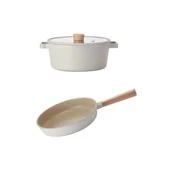 Neoflam Fika Döküm 24 Cm Tencere & Tava Seti - 1