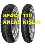 HONDA SPACY 110 ÖN ARKA KIŞLIK LASTİK TAKIMI ANLAS(WİNTER GRİP) ARASMOTO - 1